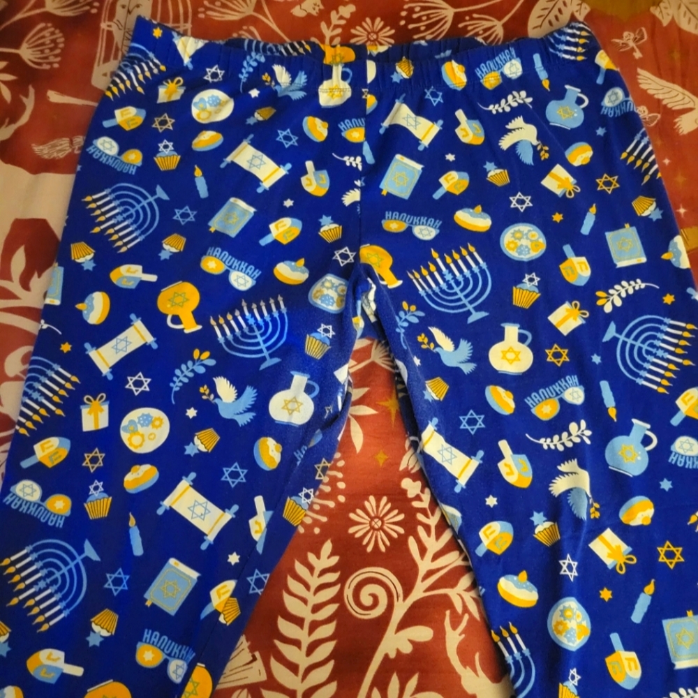 Hanukkah holiday leggings